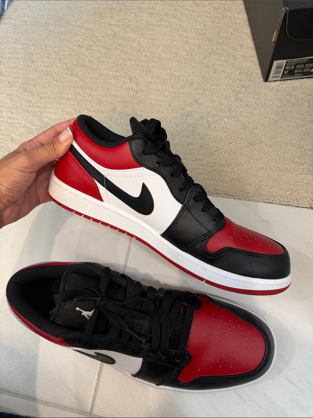 Air Jordan 1 Low “Bred Toe”